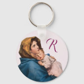 賛美Mother Customizable祈りの言葉(Monogram搭載) キーホルダー (正面)