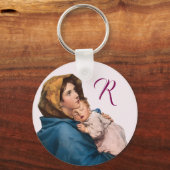 賛美Mother Customizable祈りの言葉(Monogram搭載) キーホルダー (正面)