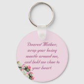 賛美Mother Customizable祈りの言葉(Monogram搭載) キーホルダー (裏面)