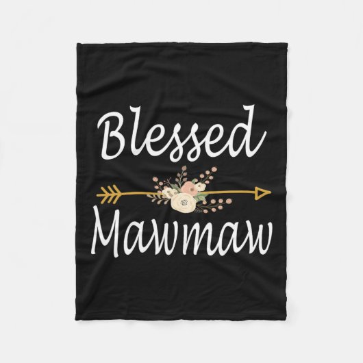 賛美mowmothersの日贈り物 フリースブランケット (正面)