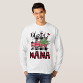 賛美Nana Red-plaid Christmas Tシャツ (正面フル)