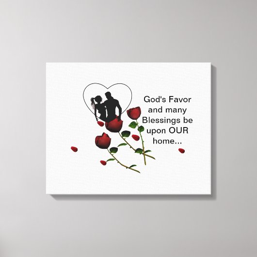 賛美OURホームキャンバス キャンバスプリント (正面)