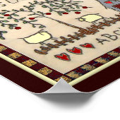 賛美OUR HOME初期の素朴~Home Decor Art ポスター (角)