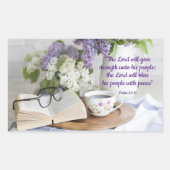 賛美Peace Rectangularシール 長方形シール (正面)