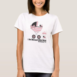 賛美Tシャツ付き妊婦のお子様 Tシャツ