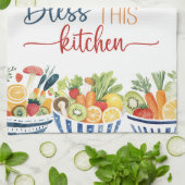 賛美This Kitchen – フレッシュ製品装飾品 キッチンタオル (折り畳み)