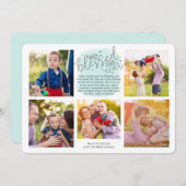 賛美Year Ever Year In Review Blue Water Color | シーズンカード (正面/裏面)