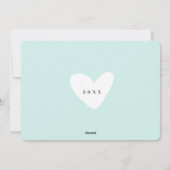 賛美Year Ever Year In Review Blue Water Color | シーズンカード (裏面)