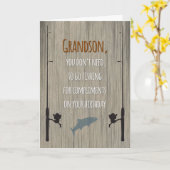 賛辞のために採取する孫の誕生日 カード (黄色い花)