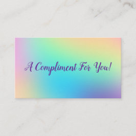 賛辞カード 名刺