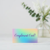 賛辞カード 名刺 (スタンド正面)