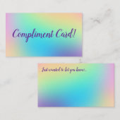 賛辞カード 名刺 (正面/裏面)