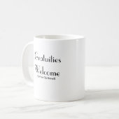 賜金の歓迎 コーヒーマグカップ (正面左)