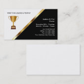 賞およびトロフィの名刺 名刺 (正面/裏面)