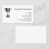 賞とトロフィーサービス 名刺 (正面/裏面)