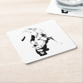 賞を獲得 – Lab Sketch スクエアペーパーコースター (アングル)