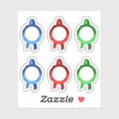 賞フェイク/証明書シールリボン(BRG Hollow) シール (シート)