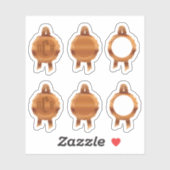 賞フェイク/証明書シールリボン(BronzeAssort) シール (シート)
