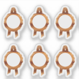 賞フェイク/証明書シールリボン(BronzeHollow) シール