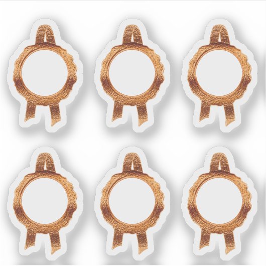 賞フェイク/証明書シールリボン(BronzeHollow) シール (正面)