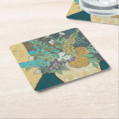 賞与春II スクエアペーパーコースター (アングル)