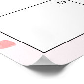 賞味期限を推測する少し甘い赤ちゃんシャワー ポスター (角)