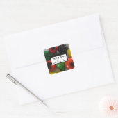 賞味期限(食品ステッカー使用) スクエアシール (封筒)