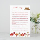 賞品の赤ちゃんシャワーゲームウッドランド・キノコを渡す (スタンド正面)