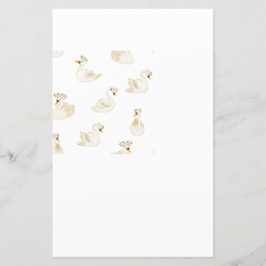 賞品ベビーシャワーゲームに合格する – Swanプリンセス (裏面)