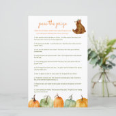 賞品ベビーシャワーゲームを渡す – pumpkin autumn (スタンド正面)