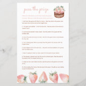 賞品ベリー甘い赤ちゃんシャワーゲームに合格する (正面)