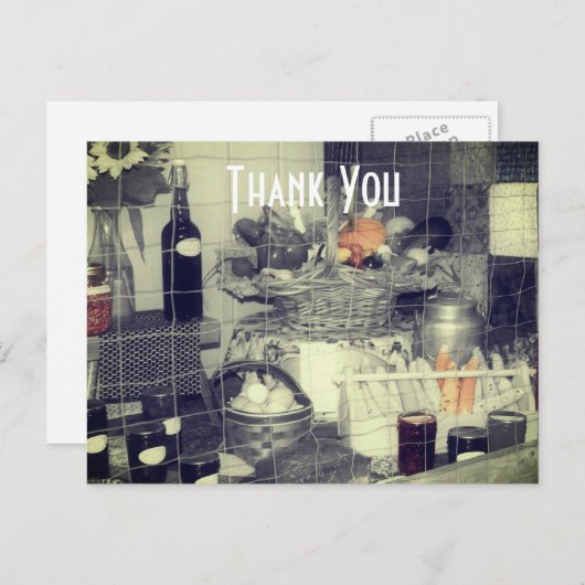 賞品 農産物 カントリー フェア ありがとう ポストカード (正面/裏面)