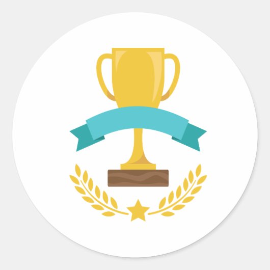 賞杯 ラウンドシール (正面)