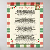 賞歌クリスマスゲームプレイドサインを渡す ポスター (正面)