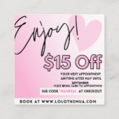 賞状カード スクエア名刺 (裏面)