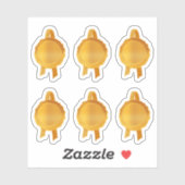 賞状フェイク飾リボン(プレーン金ゴールド) シール (シート)