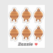 賞状フェイク飾リボン(PlainBronze) シール (シート)