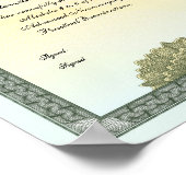 賞状 ポスター (角)