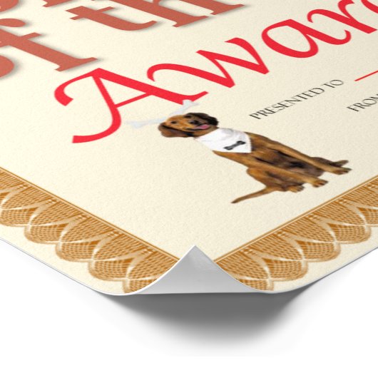 賞状 ポスター (角)