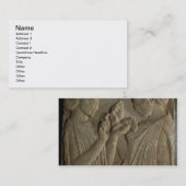 賞賛をの描写するPharsalosの石碑 名刺 (正面/裏面)