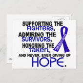 賞賛を支持する3.2結腸がん ポストカード (正面/裏面)