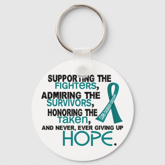 賞賛を支持3.2卵巣がん キーホルダー (正面)