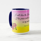 「賞賛」のマグ マグカップ (正面左)