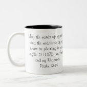 賞賛 ツートーンマグカップ (左)