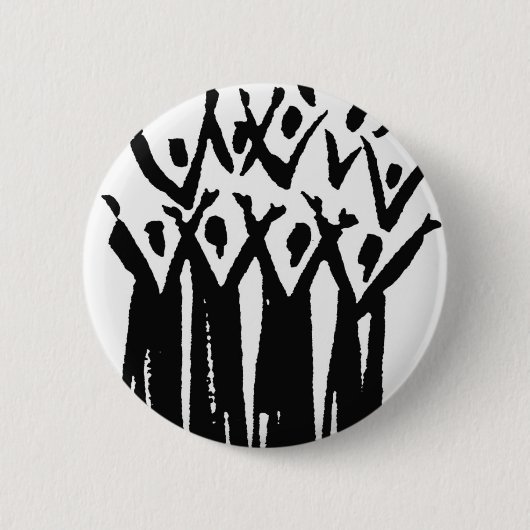 賞賛 缶バッジ (正面)