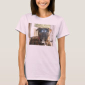 賞金目当てのハンターの後をつけて下さい Tシャツ (正面)