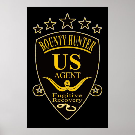 賞金稼ぎエージェント ポスター (正面)