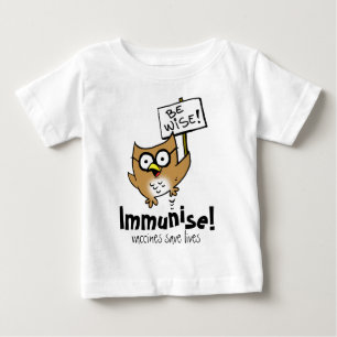 賢いがあって下さい! 免疫にして下さい! ベビーTシャツ