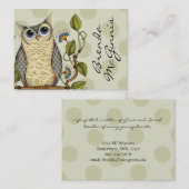 賢いが-ビジネスかお母さんカードあって下さい コーリングカード (正面/裏面)