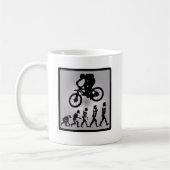 賢いの自転車に乗って下さい コーヒーマグカップ (左)